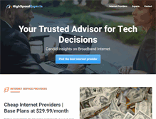 Tablet Screenshot of highspeedexperts.com